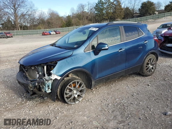 2019 Buick Encore Sport Touring with VIN KL4CJ1SBXKB934232, listed as a Copart auction lot 86957754 with 75,680 mi miles and Salvage Title. Bid and sale history available at DreamBid. Image 1.