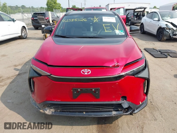 2024 Toyota bZ4X XLE with VIN JTMABACA9RA089972, listed as a IAAI auction lot 42388526 with 3,864 mi miles and . Bid and sale history available at DreamBid. Image 12.