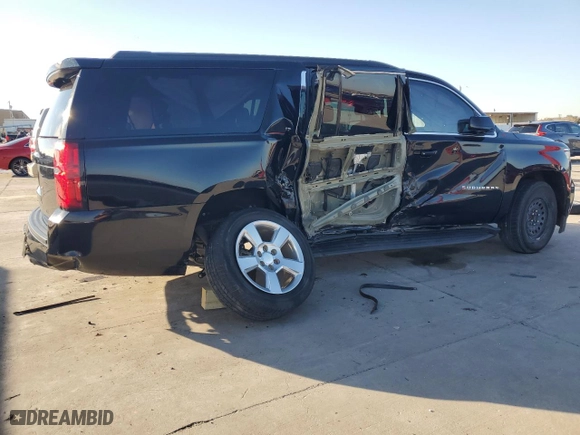 2018 Chevrolet Suburban LT with VIN 1GNSCHKC8JR395796, listed as a Copart auction lot 41678135 with 134,075 mi miles and Salvage Title. Bid and sale history available at carsss.com. Image 3.