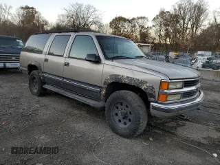 1998 Chevrolet Suburban with VIN 1GNGK26R8WJ342364, listed as a Copart auction lot 78850424 with 145,068 mi miles and Salvage Title. Bid and sale history available at carsss.com. Image 4.