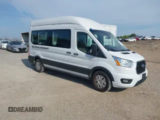 2022 Ford Transit Passenger XL with VIN 1FBAX2X8XNKA29271, listed as a IAAI auction lot 41987994 with 81,961 mi miles and . Bid and sale history available at DreamBid. Image 1.
