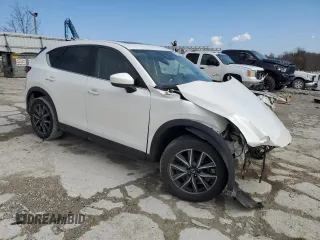 2018 Mazda CX-5 Grand Touring with VIN JM3KFBDM0J0301330, listed as a Copart auction lot 50370335 with 0 mi miles and Salvage Title. Bid and sale history available at carsss.com. Image 4.