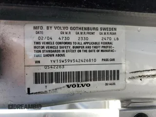 2004 Volvo V70 with VIN YV1SW59V542426810, listed as a Copart auction lot 74521824 with 156,728 mi miles and Salvage Title. Bid and sale history available at carsss.com. Image 13.