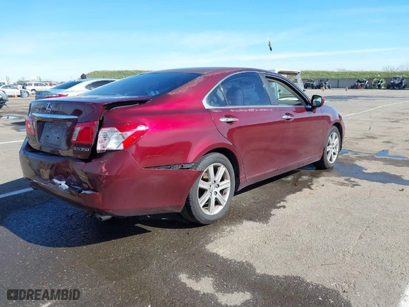 2007 Lexus ES 350 with VIN JTHBJ46G472017138, listed as a IAAI auction lot 41615392 with NaN miles. Bid and sale history available at carsss.com. Image 4.