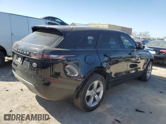 2018 Land Rover Range Rover Velar S with VIN SALYB2RN9JA732719, listed as a Copart auction lot 48309385 with 65,712 mi miles and Salvage title. Bid and sale history available at DreamBid. Image 3.