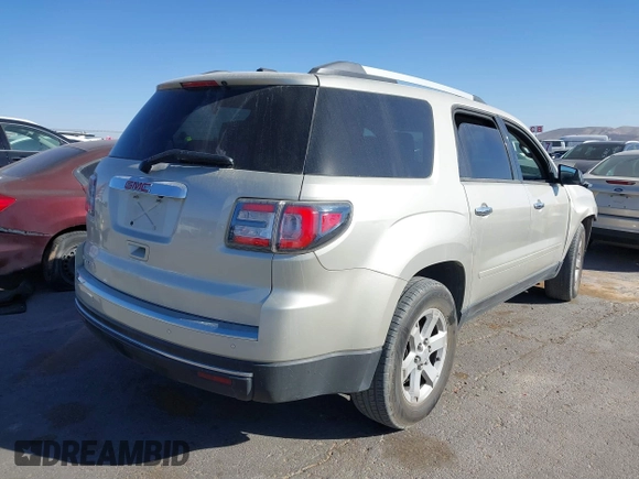 2016 GMC Acadia SLE with VIN 1GKKRPKDXGJ300614, listed as a IAAI auction lot 41379067 with 150,945 mi miles. Bid and sale history available at carsss.com. Image 4.