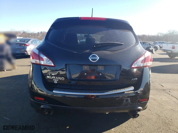 2011 Nissan Murano S with VIN JN8AZ1MW0BW166053, listed as a Copart auction lot 81128964 with 80,949 mi miles and Salvage Title. Bid and sale history available at carsss.com. Image 6.
