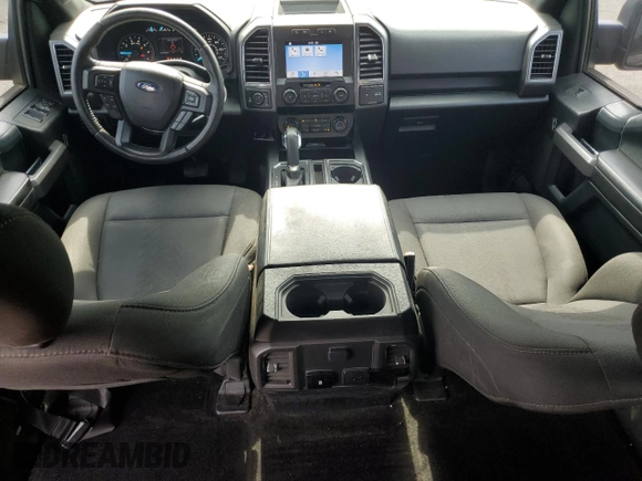 2019 Ford F-150 XL with VIN 1FTEW1E40KFC77222, listed as a Copart auction lot 57392505 with 87,430 mi miles and Salvage title. Bid and sale history available at DreamBid. Image 8.
