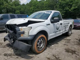 2016 Ford F-150 XL with VIN 1FTMF1C86GKD33955, listed as a Copart auction lot 59916525 with 91,158 mi miles and Salvage title. Bid and sale history available at DreamBid. Image 1.