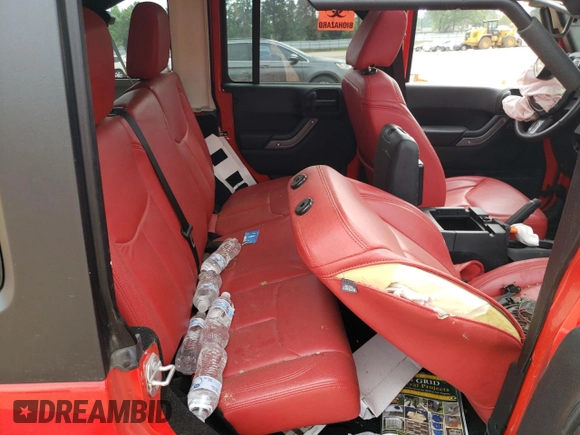 2018 Jeep Wrangler JK Unlimited Sport S with VIN 1C4HJWDG7JL875196, listed as a Copart auction lot 48335044 with 0 mi miles and Salvage Title. Bid and sale history available at carsss.com. Image 11.