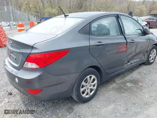 2012 Hyundai Accent GLS with VIN KMHCT4AE9CU138828, listed as a IAAI auction lot 41937954 with 196,201 mi miles. Bid and sale history available at carsss.com. Image 4.