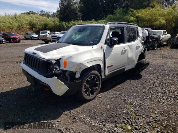 2023 Jeep Renegade Trailhawk with VIN ZACNJDC11PPP71146, listed as a Copart auction lot 53000655 with Not provided miles and Salvage title. Bid and sale history available at DreamBid. Image 1.
