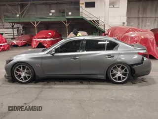 2016 Infiniti Q50 3.0t Premium with VIN JN1EV7AP0GM305466, listed as a IAAI auction lot 41778105 with 79,919 mi miles. Bid and sale history available at carsss.com. Image 14.