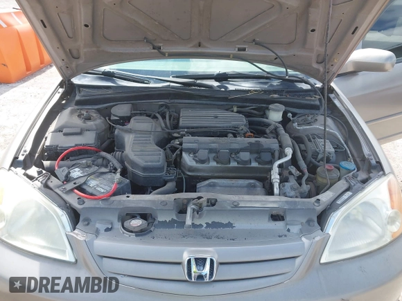 2001 Honda Civic EX with VIN 2HGES26711H599408, listed as a IAAI auction lot 41993846 with 96,095 mi miles and . Bid and sale history available at DreamBid. Image 10.