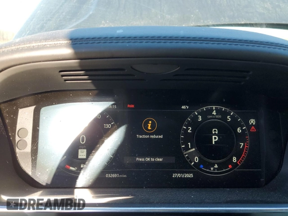 2020 Land Rover Range Rover Autobiography с VIN SALGV5SE0LA574059, выставлен на аукционе Copart как лот 86183204 с пробегом 32 691 миль миль и Списание • Salvage title. История ставок и продаж доступна на DreamBid. Изображение 9.