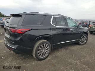 2022 Chevrolet Traverse Premier with VIN 1GNEVKKW5NJ183649, listed as a Copart auction lot 78990214 with 22,198 mi miles and Salvage Title. Bid and sale history available at carsss.com. Image 3.