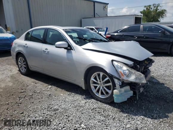 2008 Infiniti G35 Journey with VIN JNKBV61E78M211545, listed as a Copart auction lot 61828845 with Not provided miles and Salvage title. Bid and sale history available at DreamBid. Image 4.