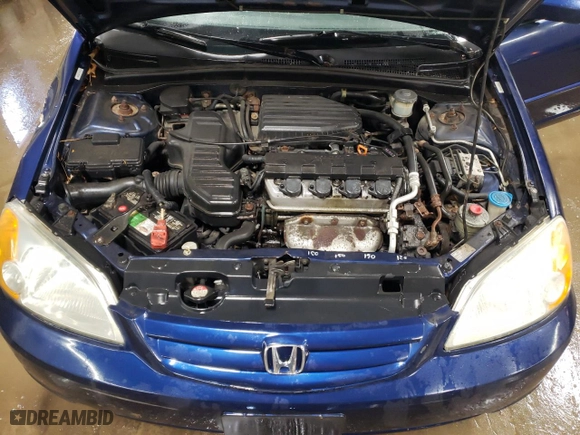 2003 Honda Civic EX with VIN 1HGES26723L027592, listed as a Copart auction lot 48988475 with 144,286 mi miles and Salvage Title. Bid and sale history available at carsss.com. Image 11.