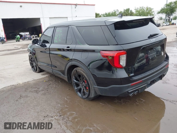 2021 Ford Explorer ST z VIN 1FM5K8GC0MGA12561, wystawiony jako IAAI lot #41891666 z przebiegiem 74 750 mil mil oraz . Historia ofert i sprzedaży dostępna na DreamBid. Obrazek 3.