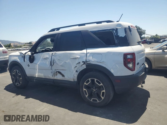 2023 Ford Bronco Sport Outer Banks with VIN 3FMCR9C66PRE30547, listed as a Copart auction lot 59049965 with 28,655 mi miles and Salvage title. Bid and sale history available at DreamBid. Image 2.