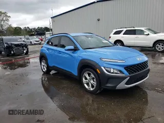 2022 Hyundai Kona SEL with VIN KM8K62AB2NU912837, listed as a Copart auction lot 50878275 with 87,325 mi miles and Salvage Title. Bid and sale history available at DreamBid. Image 14.