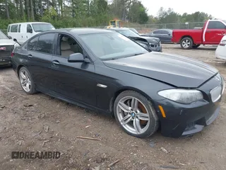 2013 BMW 5 Series 550i with VIN WBAFR9C55DDX80830, listed as a IAAI auction lot 41918926 with 141,544 mi miles and . Bid and sale history available at carsss.com. Image 1.