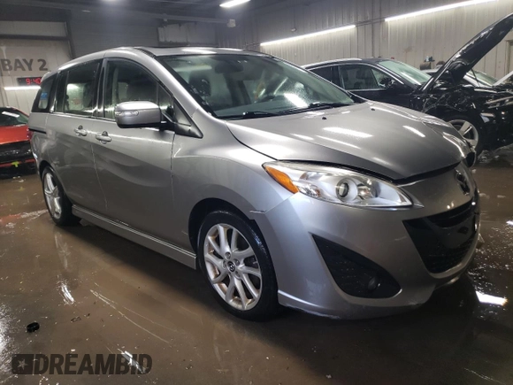2013 Mazda 5 Grand Touring with VIN JM1CW2DL3D0149620, listed as a Copart auction lot 45767285 with 109,487 mi miles and Salvage Title. Bid and sale history available at DreamBid. Image 4.