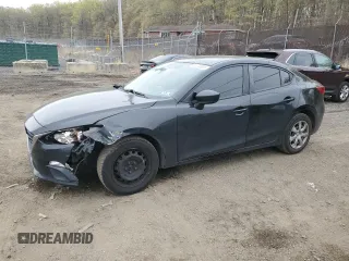2016 Mazda 3 i Sport with VIN JM1BM1T7XG1341292, listed as a Copart auction lot 52744885 with 112,195 mi miles and Salvage Title. Bid and sale history available at DreamBid. Image 1.