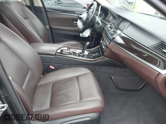 2014 BMW 5 Series 535i with VIN WBA5B1C51ED480639, listed as a IAAI auction lot 41257379 with Not Provided miles. Bid and sale history available at carsss.com. Image 5.