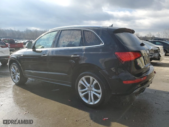 2016 Audi SQ5 Premium Plus with VIN WA1CCAFP3GA009787, listed as a Copart auction lot 46664545 with 69,409 mi miles and Salvage Title. Bid and sale history available at carsss.com. Image 2.