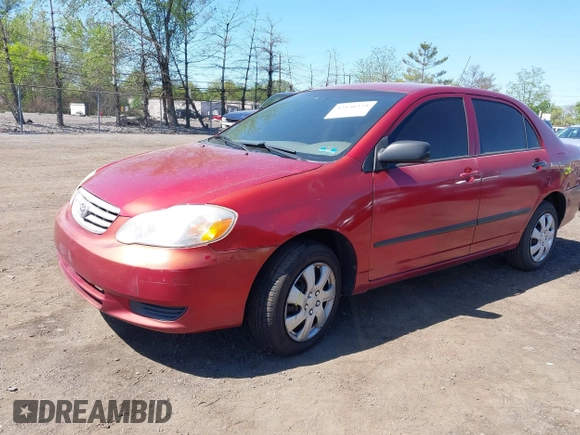 2003 Toyota Corolla CE with VIN 2T1BR32E13C148516, listed as a IAAI auction lot 42130324 with 210,596 mi miles and . Bid and sale history available at DreamBid. Image 2.