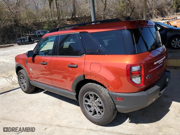 2024 Ford Bronco Sport Big Bend with VIN 3FMCR9B61RRE35384, listed as a Copart auction lot 48230325 with 2,817 mi miles and Salvage Title. Bid and sale history available at carsss.com. Image 2.
