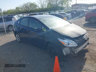 2013 Toyota Prius One with VIN JTDKN3DU4D1733094, listed as a IAAI auction lot 42023958 with 106,672 mi miles. Bid and sale history available at carsss.com. Image 1.