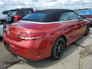 2021 Mercedes-Benz C 300 with VIN W1KWK8DB4MG068481, listed as a Copart auction lot 74023024 with Not Provided miles and Salvage Title. Bid and sale history available at DreamBid. Image 3.