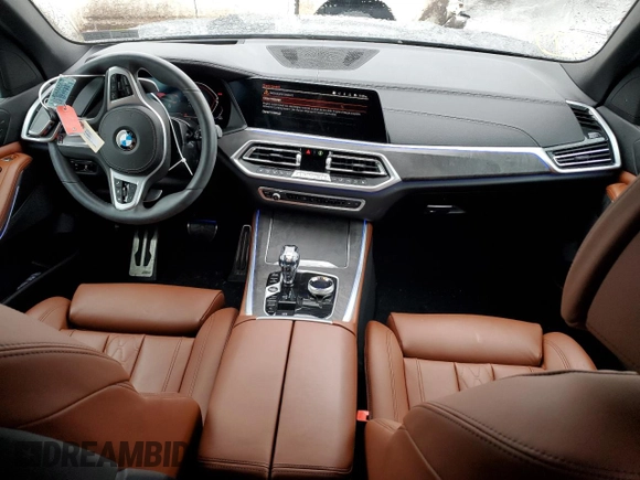 2022 BMW X5 xDrive40i with VIN 5UXCR6C07N9J48052, listed as a Copart auction lot 37326233 with 7,804 mi miles. Bid and sale history available at carsss.com. Image 8.