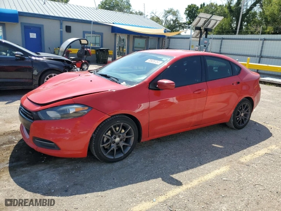 2016 Dodge Dart SE with VIN 1C3CDFAA9GD712364, listed as a Copart auction lot 70928754 with 167,985 mi miles and Salvage Title. Bid and sale history available at carsss.com. Image 1.