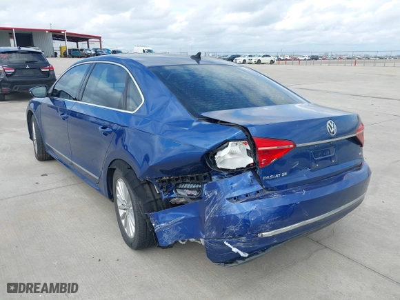 2016 Volkswagen Passat 1.8T SE w/Technology with VIN 1VWBS7A36GC037208, listed as a IAAI auction lot 41461379 with 22,375 mi miles. Bid and sale history available at carsss.com. Image 6.