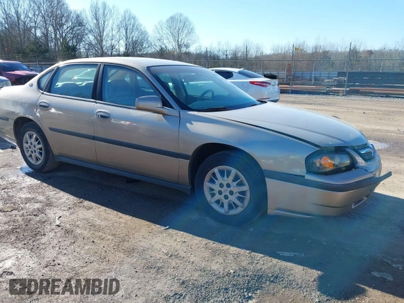 2001 Chevrolet Impala with VIN 2G1WF52E119252144, listed as a IAAI auction lot 41391328 with 104,153 mi miles and . Bid and sale history available at DreamBid. Image 1.