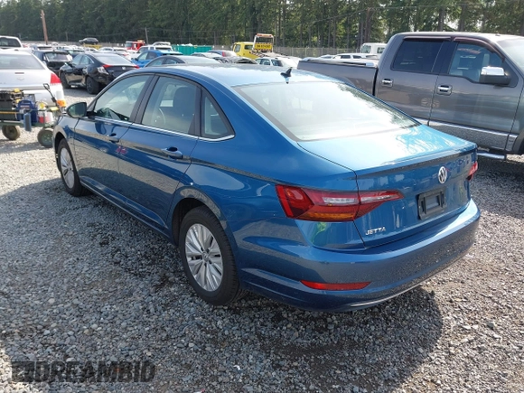 2019 Volkswagen Jetta S with VIN 3VWC57BU6KM148433, listed as a IAAI auction lot 42485665 with 54,984 mi miles and . Bid and sale history available at DreamBid. Image 3.