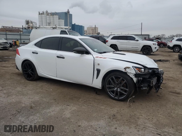 2018 Lexus IS 350 z VIN JTHCZ1D27J5015473, wystawiony jako Copart lot #86314814 z przebiegiem 46 211 mil mil oraz Szkody całkowita. Historia ofert i sprzedaży dostępna na DreamBid. Obrazek 4.