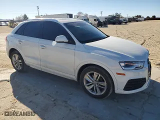 2018 Audi Q3 Premium with VIN WA1ECCFSXJR021243, listed as a Copart auction lot 87880055 with 90,894 mi miles and Salvage Title. Bid and sale history available at carsss.com. Image 4.
