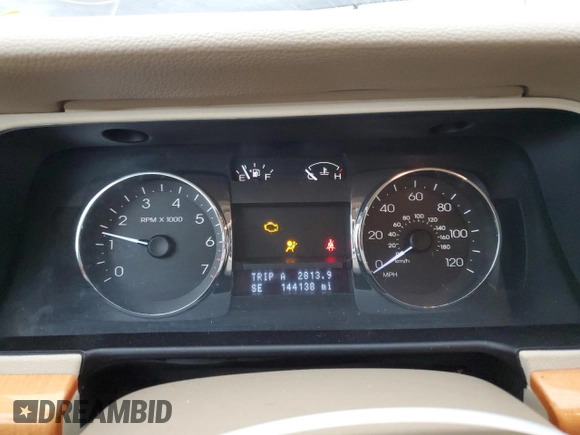 2008 Lincoln MKZ with VIN 3LNHM28T48R620892, listed as a Copart auction lot 49713285 with 144,138 mi miles and Salvage Title. Bid and sale history available at carsss.com. Image 9.