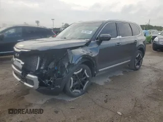 2023 Kia Telluride EX with VIN 5XYP34GC9PG377508, listed as a Copart auction lot 55575655 with 52,047 mi miles and Salvage title. Bid and sale history available at DreamBid. Image 1.