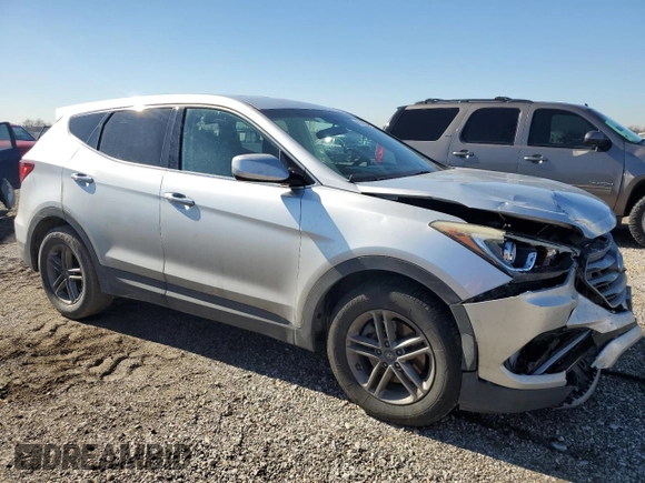2017 Hyundai Santa Fe 2.4L with VIN 5XYZT3LB3HG492946, listed as a Copart auction lot 43268505 with 164,630 mi miles and Salvage title. Bid and sale history available at DreamBid. Image 4.