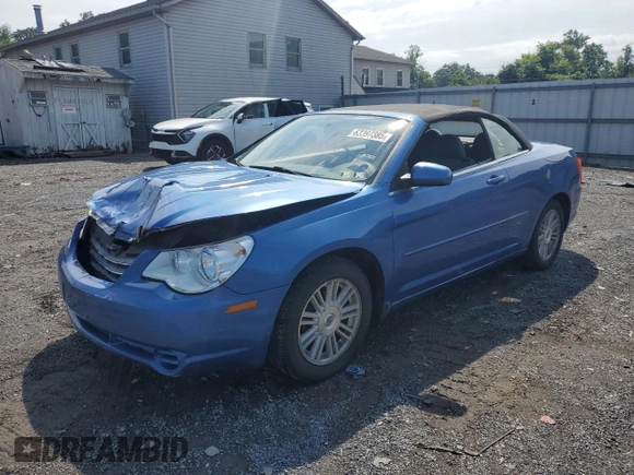 2008 Chrysler Sebring Touring with VIN 1C3LC55RX8N171284, listed as a Copart auction lot 63397385 with 102,929 mi miles and Salvage title. Bid and sale history available at DreamBid. Image 1.