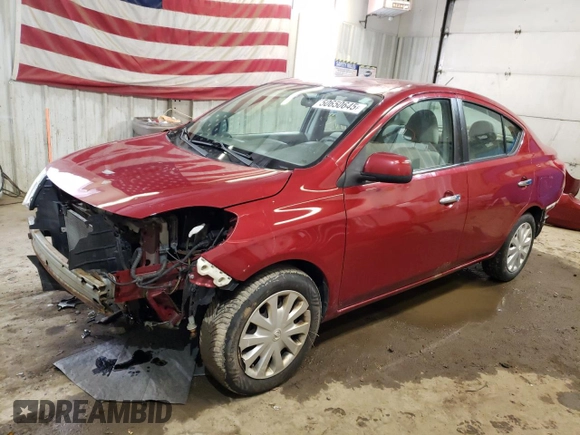 2012 Nissan Versa SV with VIN 3N1CN7AP2CL803079, listed as a Copart auction lot 50650645 with 132,842 mi miles and Salvage Title. Bid and sale history available at carsss.com. Image 1.