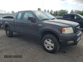 2005 Ford F-150 STX with VIN 1FTRX14W25FA62950, listed as a Copart auction lot 64290195 with 290,608 mi miles and Clean title. Bid and sale history available at DreamBid. Image 4.
