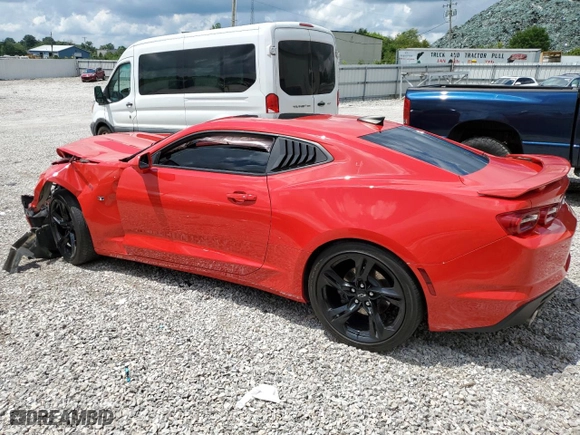2021 Chevrolet Camaro 2LT with VIN 1G1FD1RS7M0140912, listed as a Copart auction lot 65641374 with 27,966 mi miles and Salvage Title. Bid and sale history available at carsss.com. Image 2.