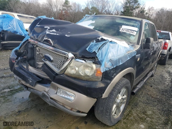 2004 Ford F-150 XLT with VIN 1FTPW12564KD41330, listed as a Copart auction lot 84186334 with NaN miles and Salvage Title. Bid and sale history available at carsss.com. Image 1.