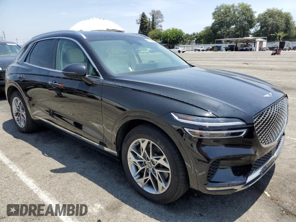 2024 Genesis GV70 2.5T with VIN 5NMMADTB3RH015771, listed as a Copart auction lot 60168085 with 9,800 mi miles and Salvage title. Bid and sale history available at DreamBid. Image 4.